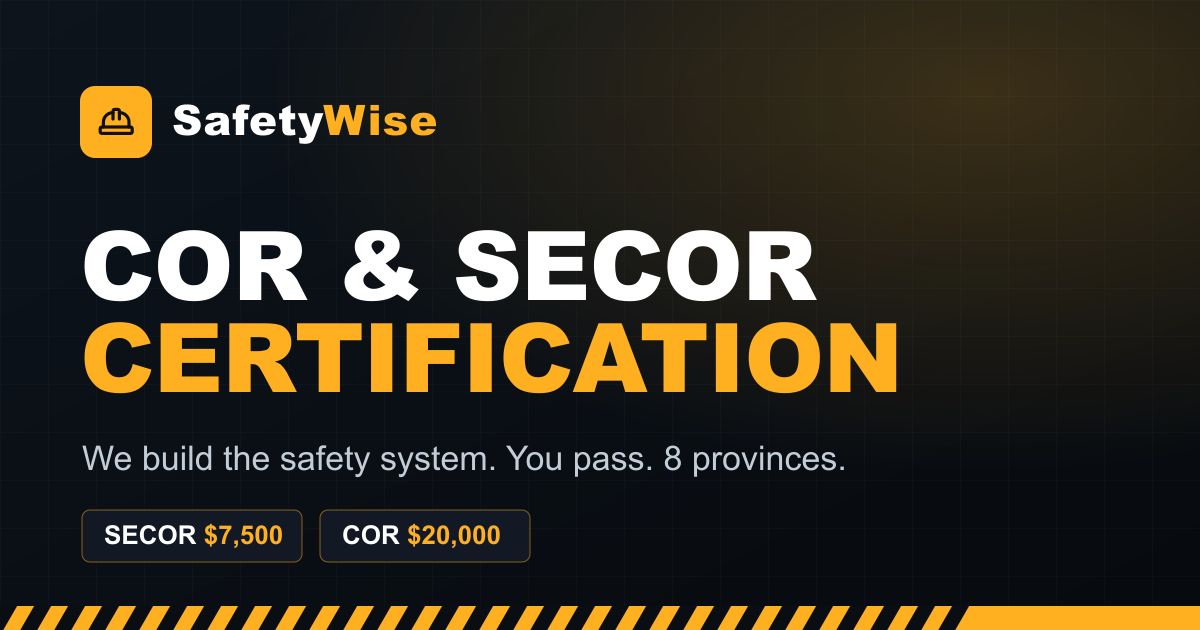 COR Certification in Newfoundland & Labrador — Program & Pricing ...